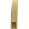 Ekena Millwork 5-inch W x 18-inch D x 24-inch H Ozark Rough Cedar Woodgrain TimberThane Knee Brace, Primed BRCUR05X18X24OZKRCPR - alternate 5